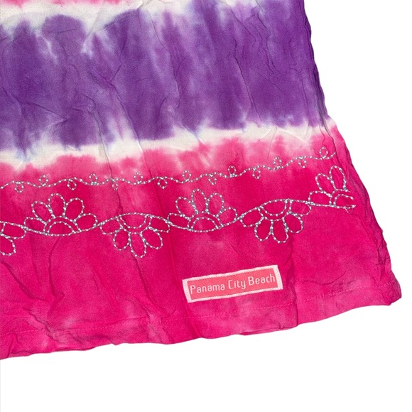 Panama City beach sunshine raised nova pink beach dress - Picture 2 of 3